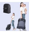Travel Lite Stroller - SLD by Teknum - Peppermint Green + Sunveno 2in1 Diaper Bags - Navy Blue + Hooks